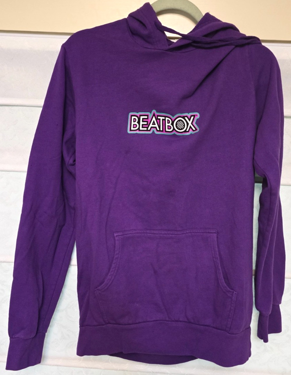 Beatbox Mystic Grape Purple Hoodie Womens Small S Graphic Pullover NWOT NEW